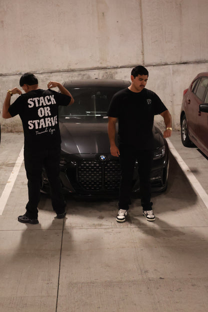 STACK OR STARVE TEE