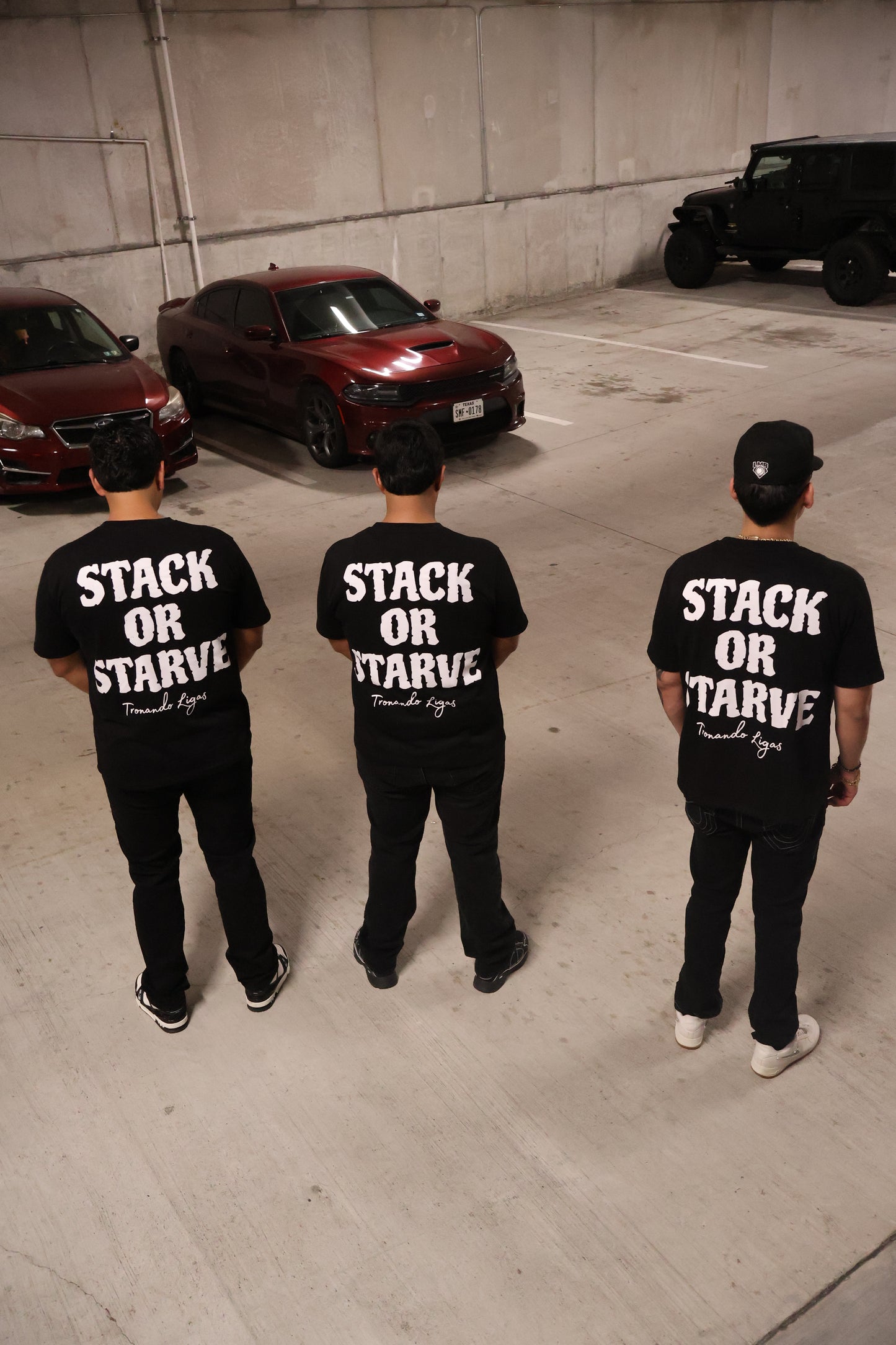 STACK OR STARVE TEE